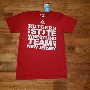 Adidas Rutgers Wrestling T-Shirt